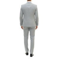 IM33 - Men's 3 Piece Grey Tailored Fit Suit