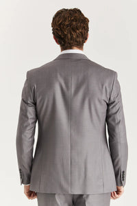 Edward - Men's Grey Tailored Fit Blazer