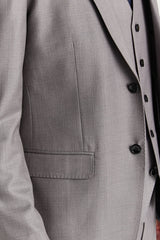 Edward - Men's Grey Tailored Fit Blazer