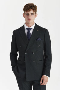 Regent - Men's Green 2 Piece Double Breasted Suit