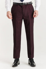 Regent - Men's Burgundy 2 Piece Double Breasted Suit