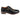 Ross - Men's Floral Print Leather Black Brogue Shoes