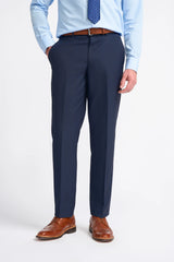 Mens Navy Blue Tailored Fit Suit