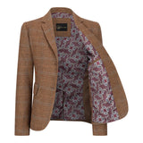 TPSTZ73 - Women's Oak Brown Tweed Blazer