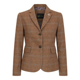 TPSTZ73 - Women's Oak Brown Tweed Blazer