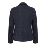 TPSTZ72 - Women's Navy Blue Tweed Blazer