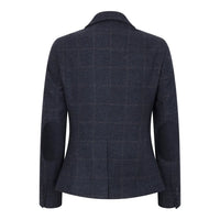 TPSTZ72 - Women's Navy Blue Tweed Blazer