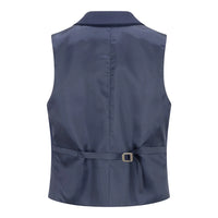 TPW-14 - Women's 3 Piece Plain Navy Blue Suit