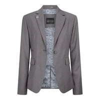 TPW-15 - Women's 3 Piece Plain Grey Suit