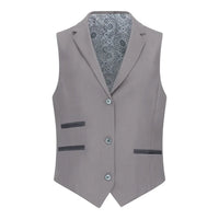 TPW-15 - Women's 3 Piece Plain Grey Suit