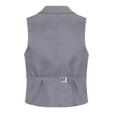 TPW-15 - Women's 3 Piece Plain Grey Suit