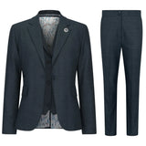 TPW53 - Women's Green 3 Piece Prince Of Wales Check Suit