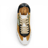Aglae 02 - Men's Tan White Leather Sneakers