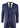 Men's Navy-Blue Herringbone Tweed 3 Piece Suit