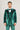 AK-25 Men's Emerald Green 3-Piece Velvet Wedding Tuxedo with Black Lapels