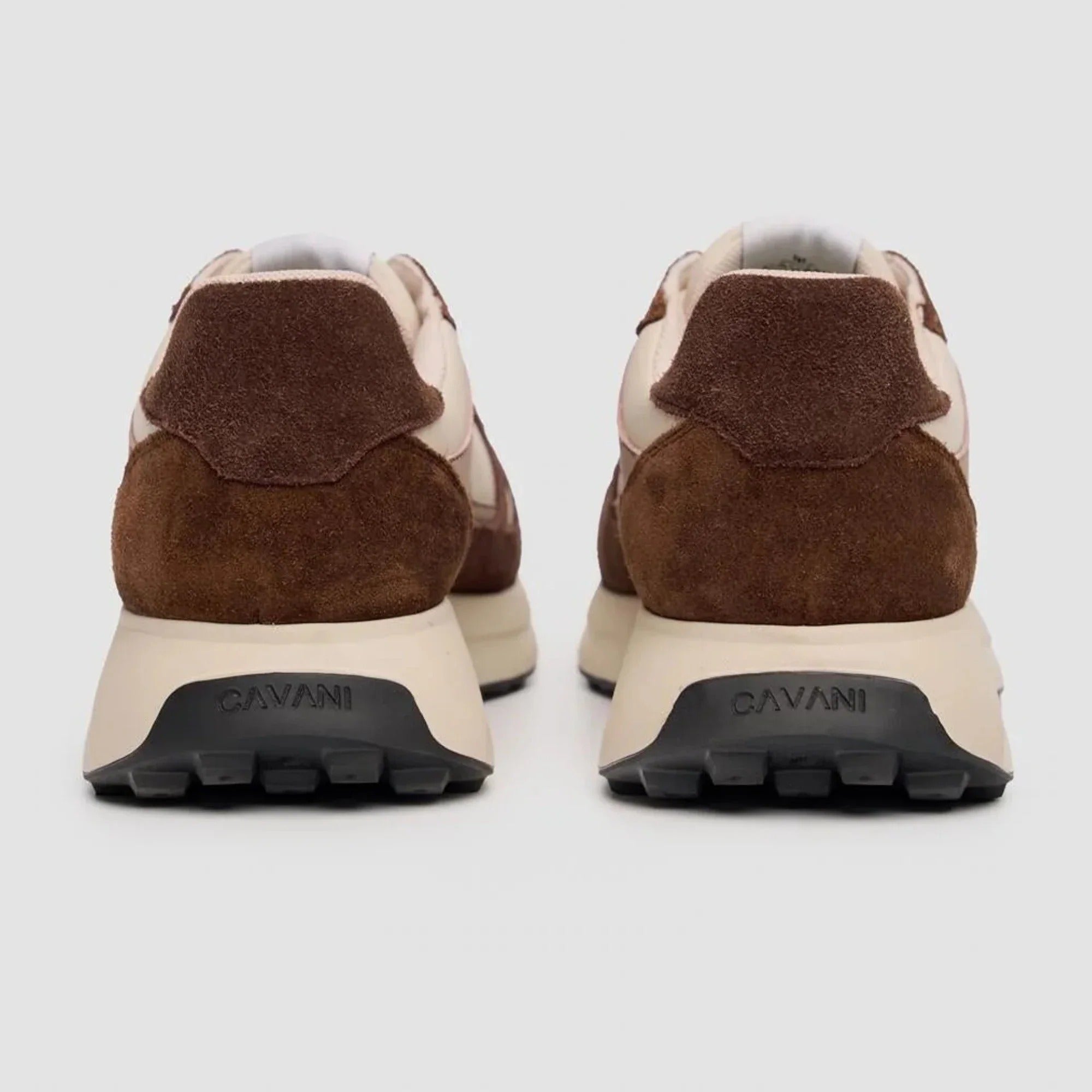 Albany - Men's Tan Brown Breathable Mesh Casual Sneakers
