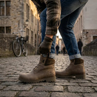 Amur GTX C32 - Men's Khaki Waterproof Leather Ankle Boots
