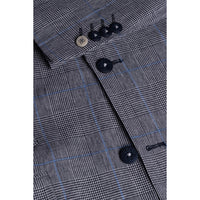 Arriga - Men's Grey Blue Check Blazer
