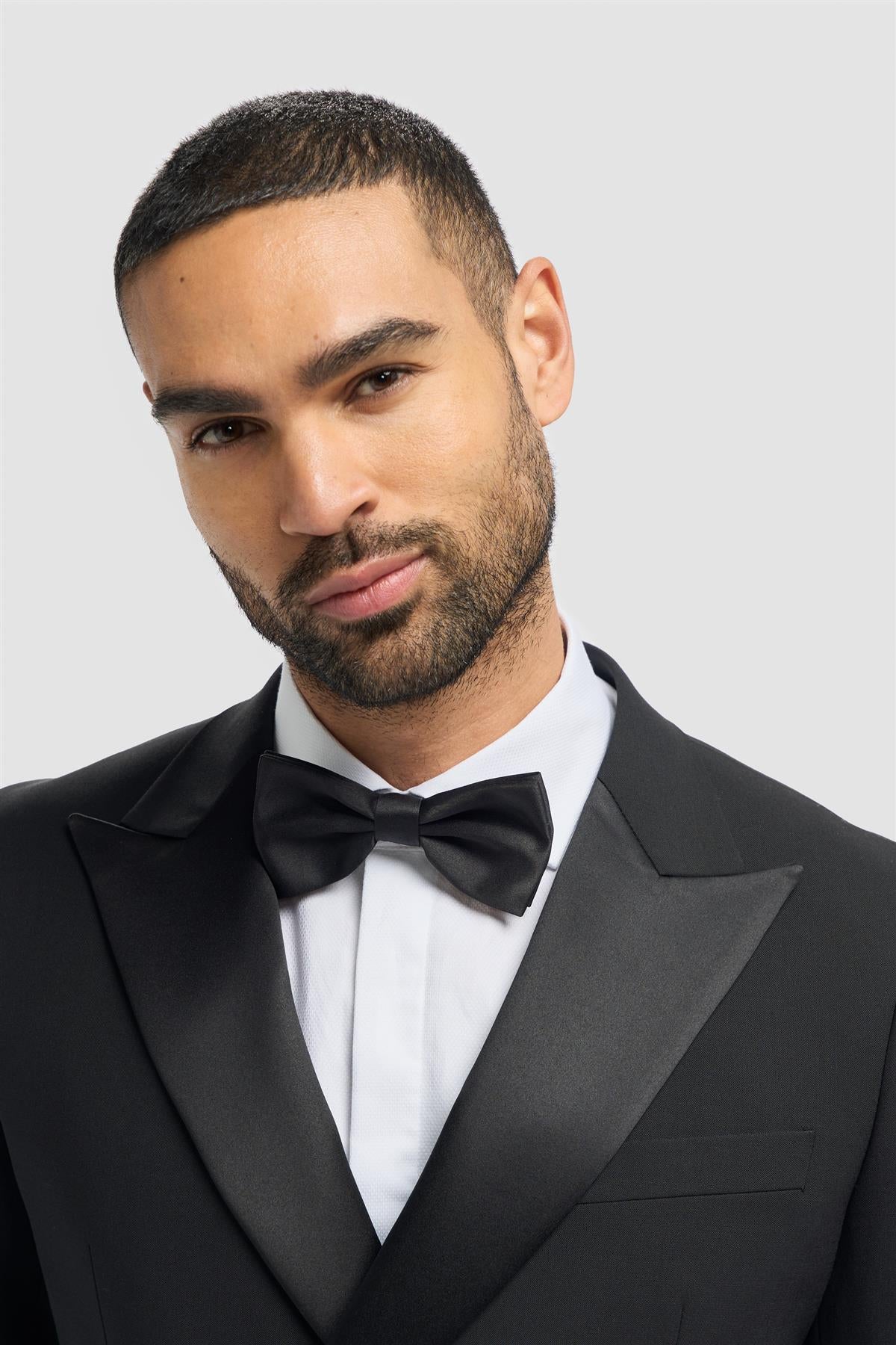 Aspen - Men's Black Double Breasted Tuxedo Blazer