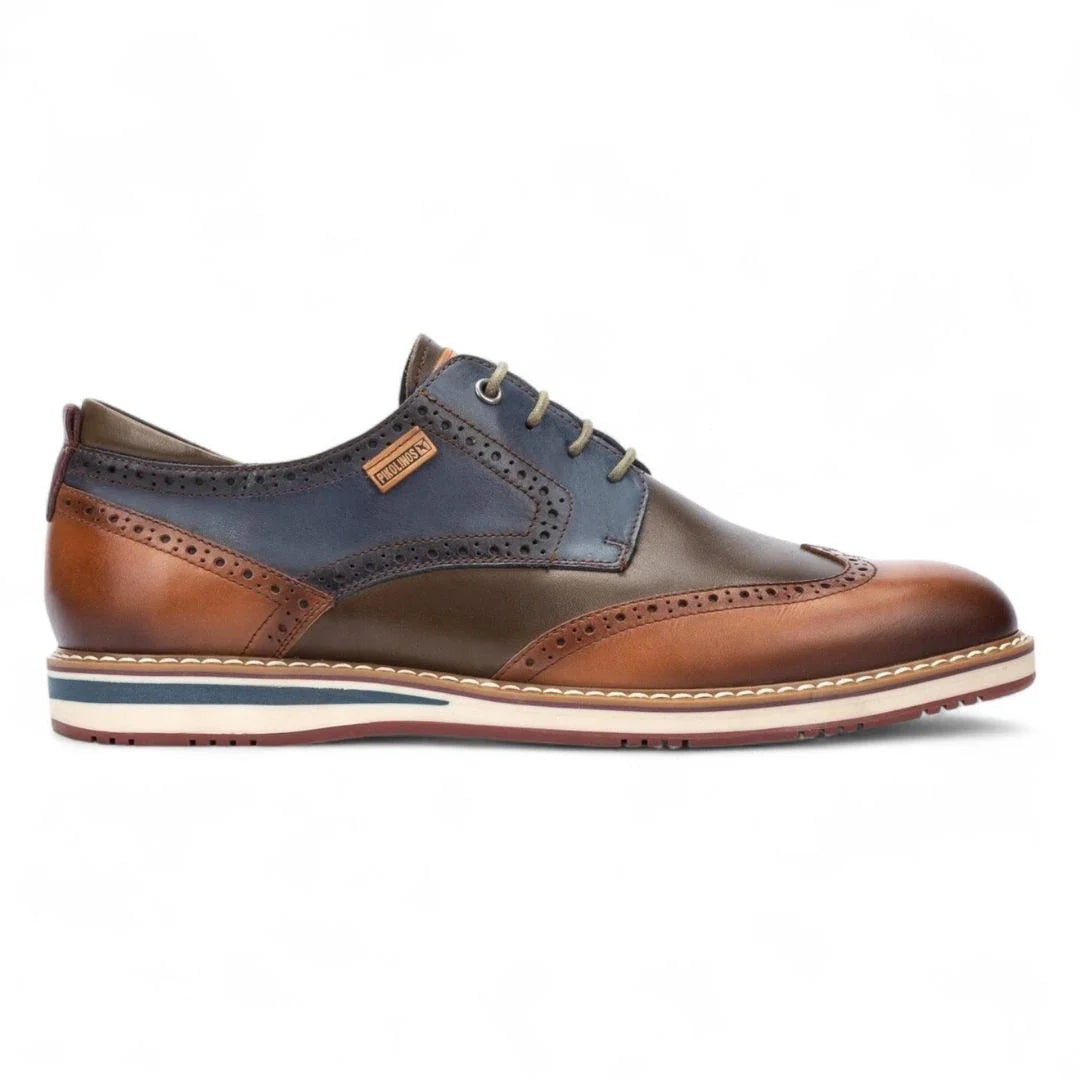 Avila - Men’s Brandy Brown Lace Up Leather Brogue