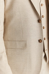 Belmont - Men's Beige Tailored Fit Blazer