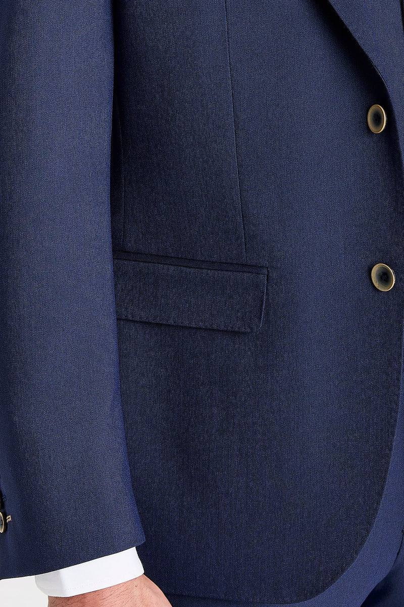 Belmont -Navy Blue 3 Piece Classic Wedding Suit for Men