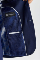 Belmont -Navy Blue 3 Piece Classic Wedding Suit for Men