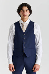 Belmont -Navy Blue 3 Piece Classic Wedding Suit for Men