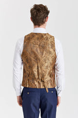 Belmont Navy Suit with Belmont Beige Contrasting Waistcoat