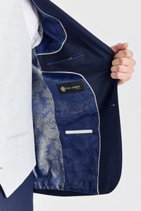 Belmont Navy Suit with Belmont Silver Contrasting Waistcoat