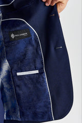 Belmont - Navy Tailored Fit Blazer for Men
