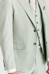 Belmont - Sage Green Wedding 3 Piece Suit for Men