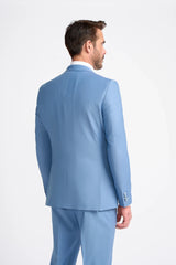 Bond - Men's Sky Blue Tailored Fit Blazer