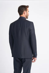 Bond - Men's Dark Navy 3 Piece Tailored Fit Suit