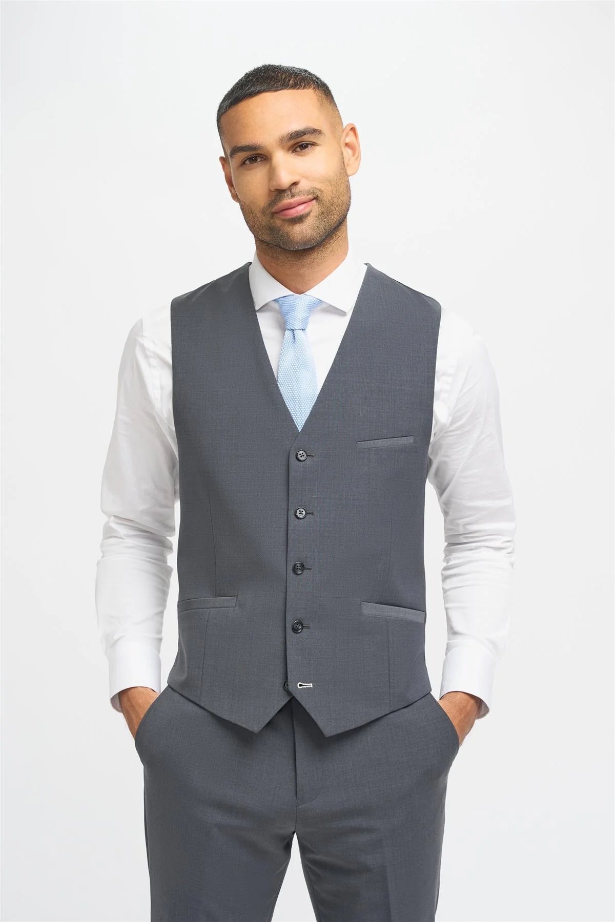 Bond - Men's Charcoal Waistcoat