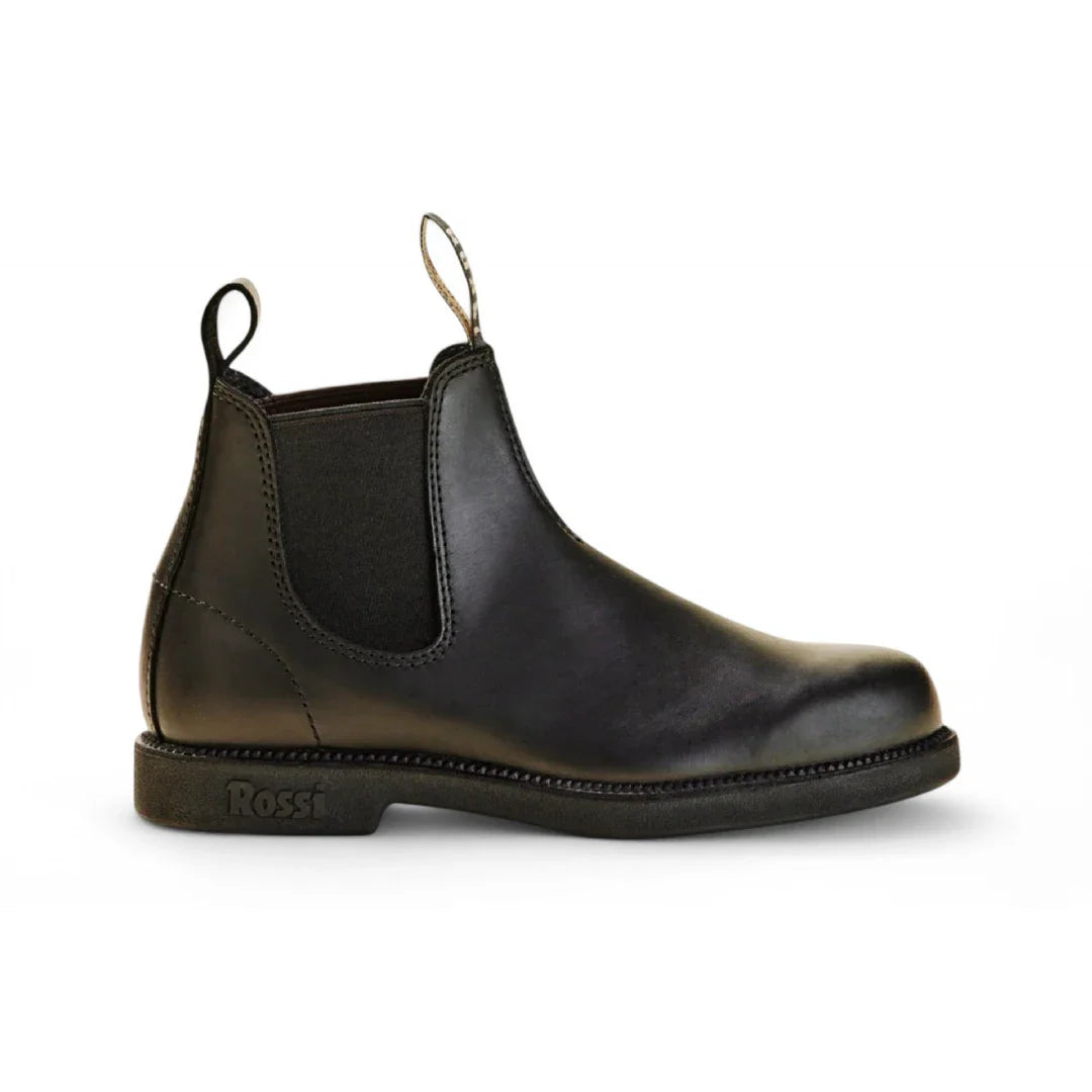 Booma 607 - Black Leather Chelsea Boots