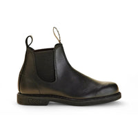 Booma 607 - Black Leather Chelsea Boots