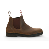 Booma 607 - Rustic Brown Leather Chelsea Boots