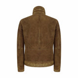 Men's Tan-Brown Shearling Sheepskin Jacket