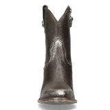 New Rock WSTM006-S1 Black Leather Cowboy Western Pointed Boots Riding Retro