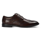 Cambridge - Men's Dark Brown Wingtip Brogue Derby Shoes