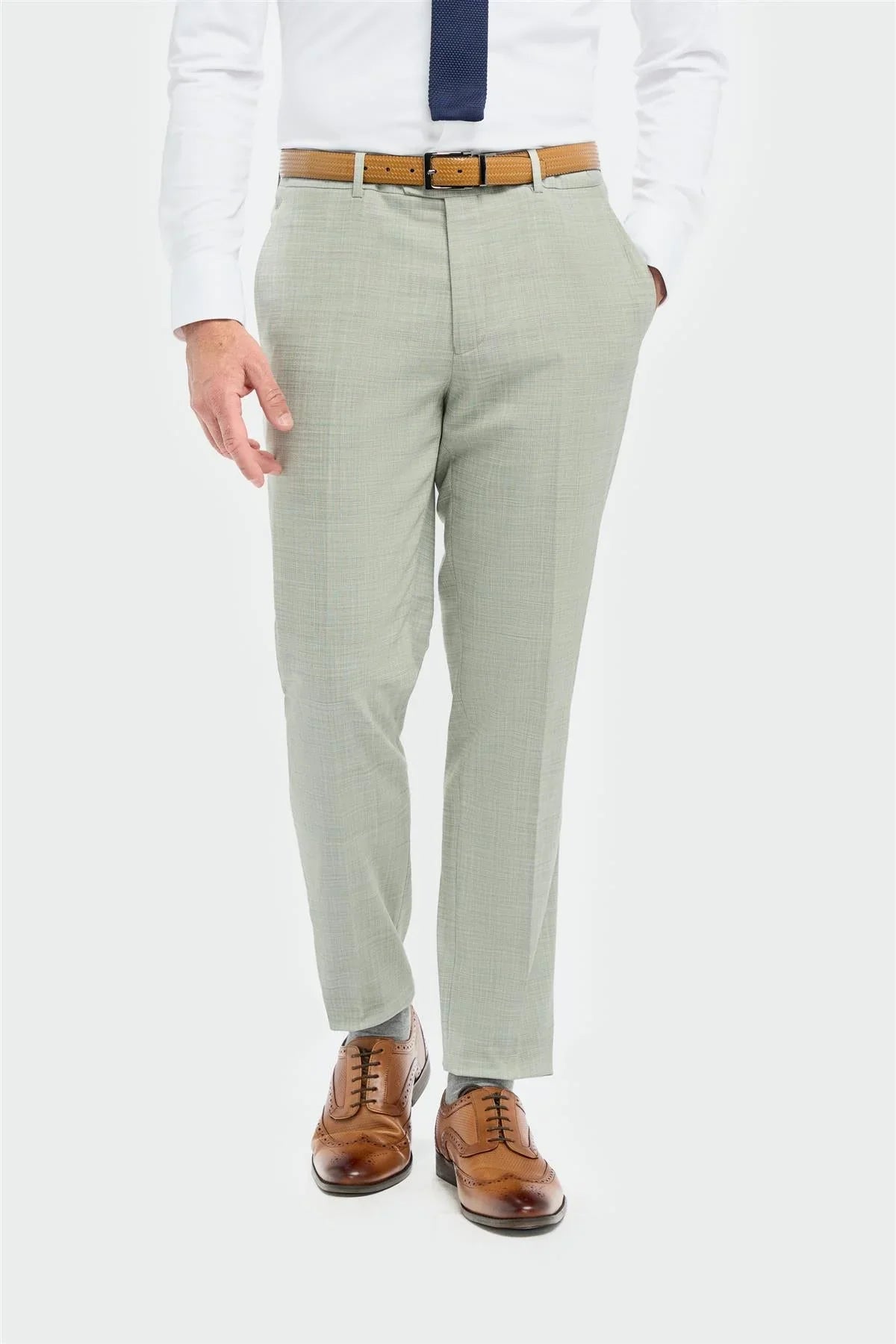 Camden - Men's Sage Green 3 Piece Tailored Fit Suit