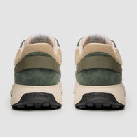 Canbera - Men's Sage Green Lightweight Suede Sneakers