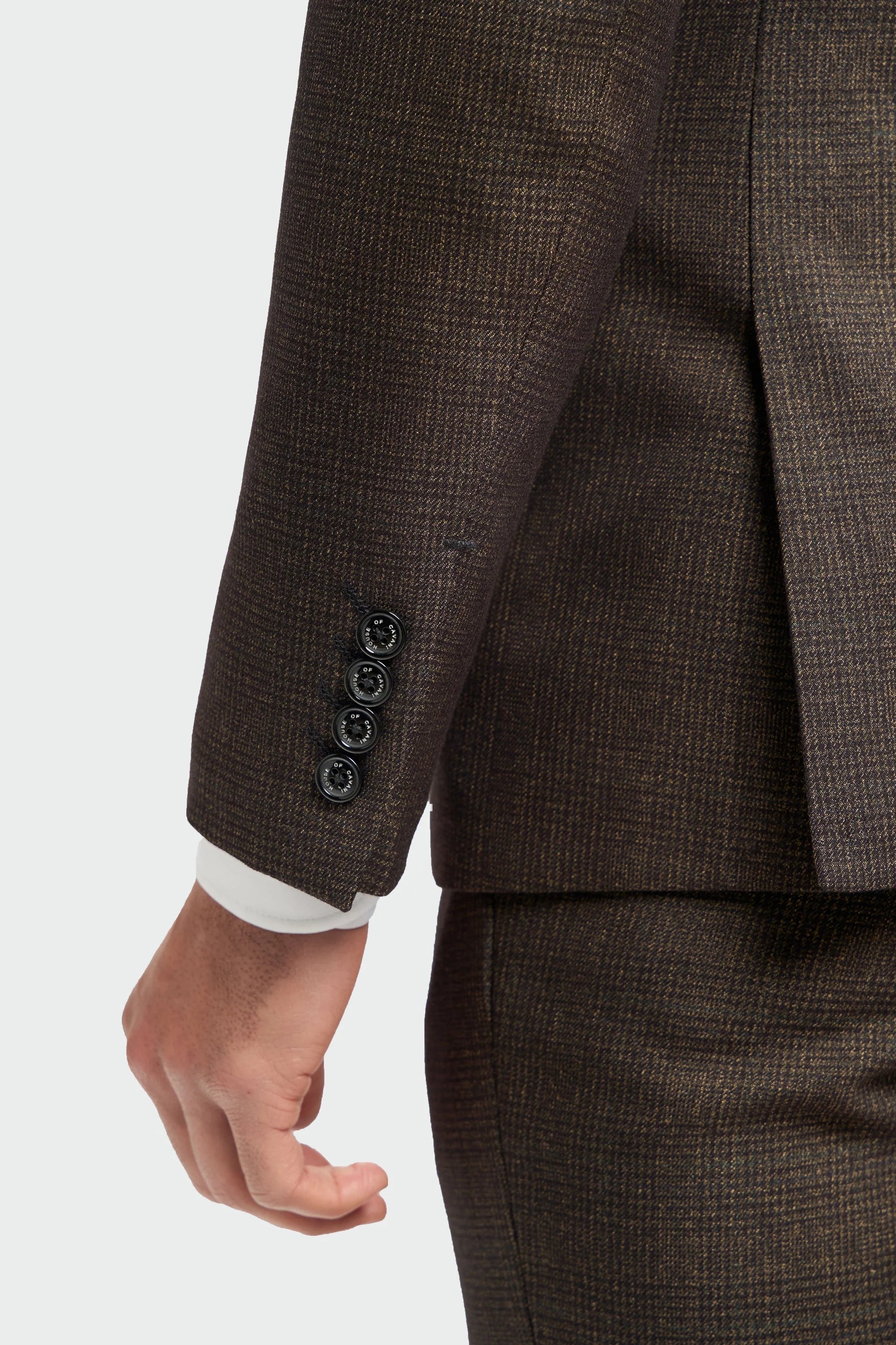 Caridi - Men's Tweed Brown Blazer