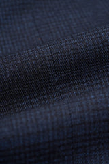 Caridi - Men's Tweed Navy Blue Trousers