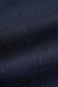 Caridi - Men's Tweed Navy Blue Trousers