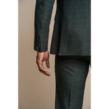 Caridi - Men's Olive Green Tweed Blazer
