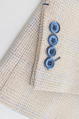 Mens Cream 3 Piece Wedding Suit - Cavani Caridi