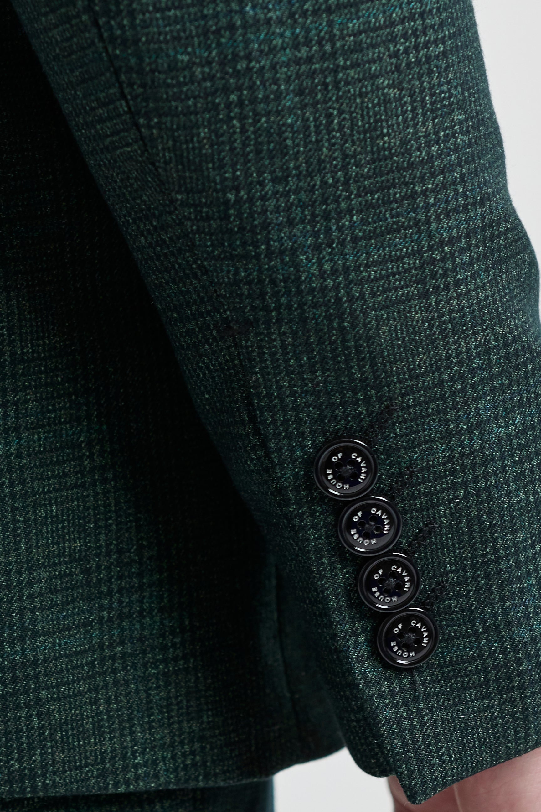 Mens 3 Piece Check Suit Tweed Olive Green Tailored Fit Wedding Peaky Classic