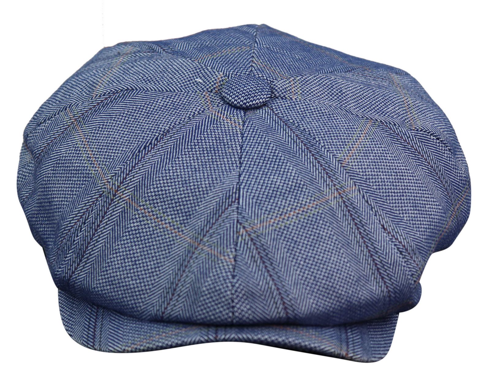 Men's 8 Panel Peaky BlindersTweed Flat Cap - Cavani Connall